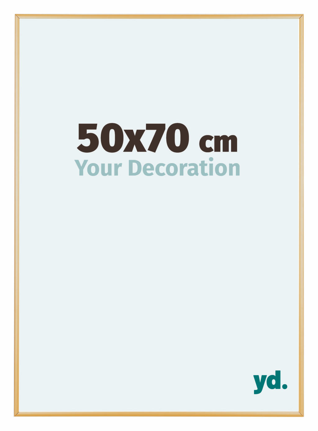 Austin Aluminium Photo Frame 50x70cm Gold Vintage Front Size | Yourdecoration.com