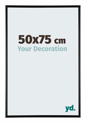 Austin Aluminium Photo Frame 50x75cm Black High Gloss Front Size | Yourdecoration.com