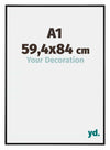 Austin Aluminium Photo Frame 59 4x84cm A1 Black Matt Front Size | Yourdecoration.com