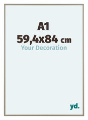 Austin Aluminium Photo Frame 59 4x84cm A1 Champagne Front Size | Yourdecoration.com
