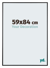 Austin Aluminium Photo Frame 59x84cm Black High Gloss Front Size | Yourdecoration.com