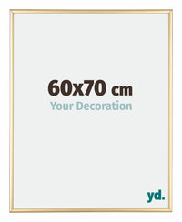 Austin Aluminium Photo Frame 60x70cm Gold High Gloss Front Size | Yourdecoration.com