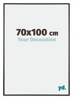 Austin Aluminium Photo Frame 70x100cm Black High Gloss Front Size | Yourdecoration.com