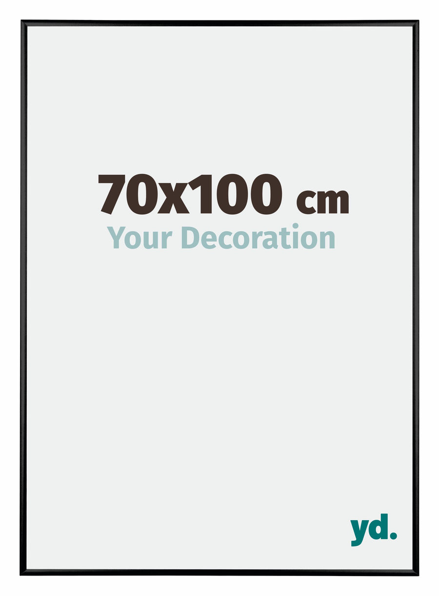 Austin Aluminium Photo Frame 70x100cm Black High Gloss Front Size | Yourdecoration.com