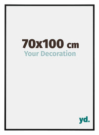 Austin Aluminium Photo Frame 70x100cm Black Matt Front Size | Yourdecoration.com