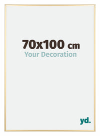 Austin Aluminium Photo Frame 70x100cm Gold High Gloss Front Size | Yourdecoration.com