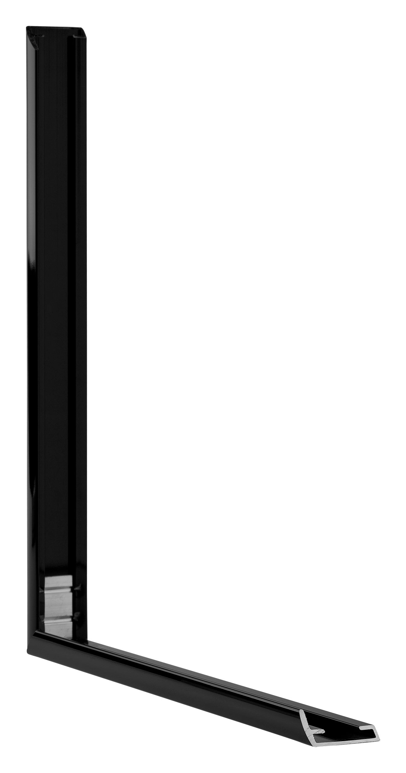 Austin Aluminium Photo Frame 70x90cm Black High Gloss Detail Intersection | Yourdecoration.com