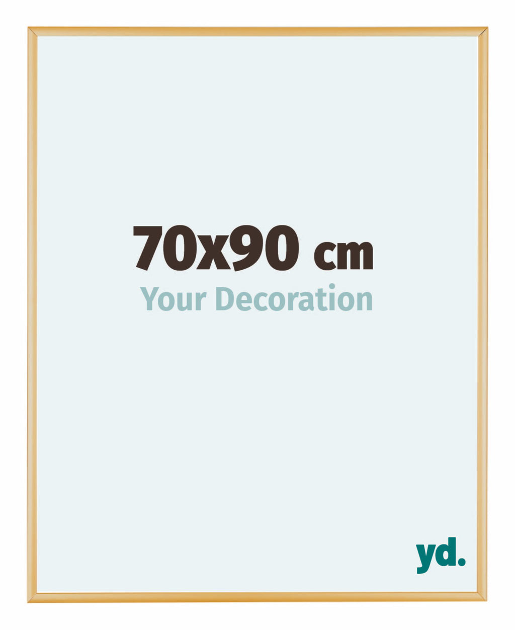 Austin Aluminium Photo Frame 70x90cm Gold Vintage Front Size | Yourdecoration.com