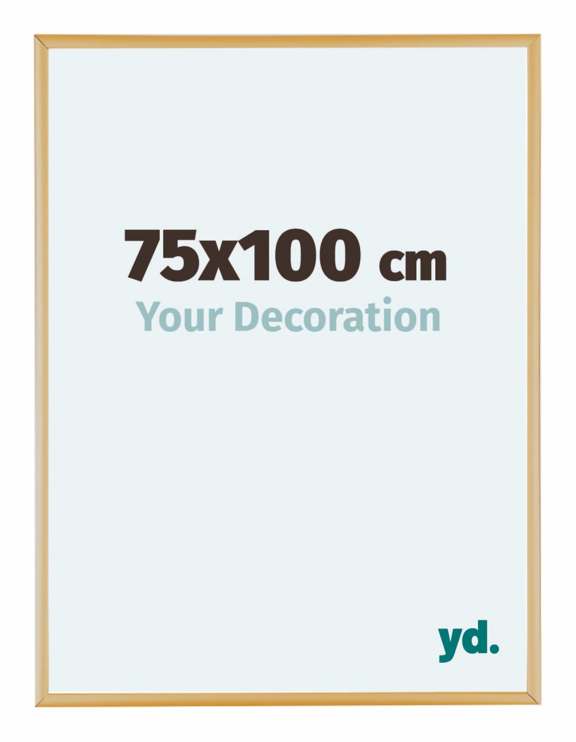 Austin Aluminium Photo Frame 75x100cm Gold Vintage Front Size | Yourdecoration.com
