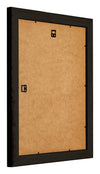 Birmingham Wooden Photo Frame 20x25cm Black Silver Gepolijst Back Oblique | Yourdecoration.com