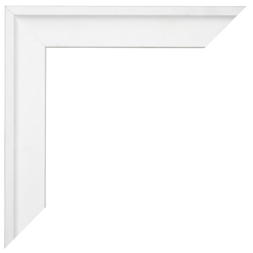 Birmingham Wooden Photo Frame 20x28cm White Detail Corner | Yourdecoration.com