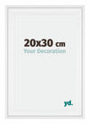 Birmingham Wooden Photo Frame 20x30cm White Front Size | Yourdecoration.com
