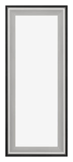 Birmingham Wooden Photo Frame 20x60cm Black Silver Gepolijst Front | Yourdecoration.com