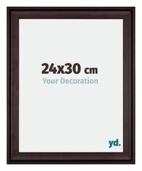 Birmingham Wooden Photo Frame 24x30cm Brown Front Size | Yourdecoration.com