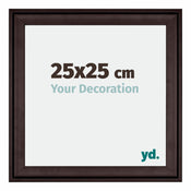 Birmingham Wooden Photo Frame 25x25cm Brown Front Size | Yourdecoration.com