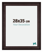 Birmingham Wooden Photo Frame 28x35cm Brown Front Size | Yourdecoration.com