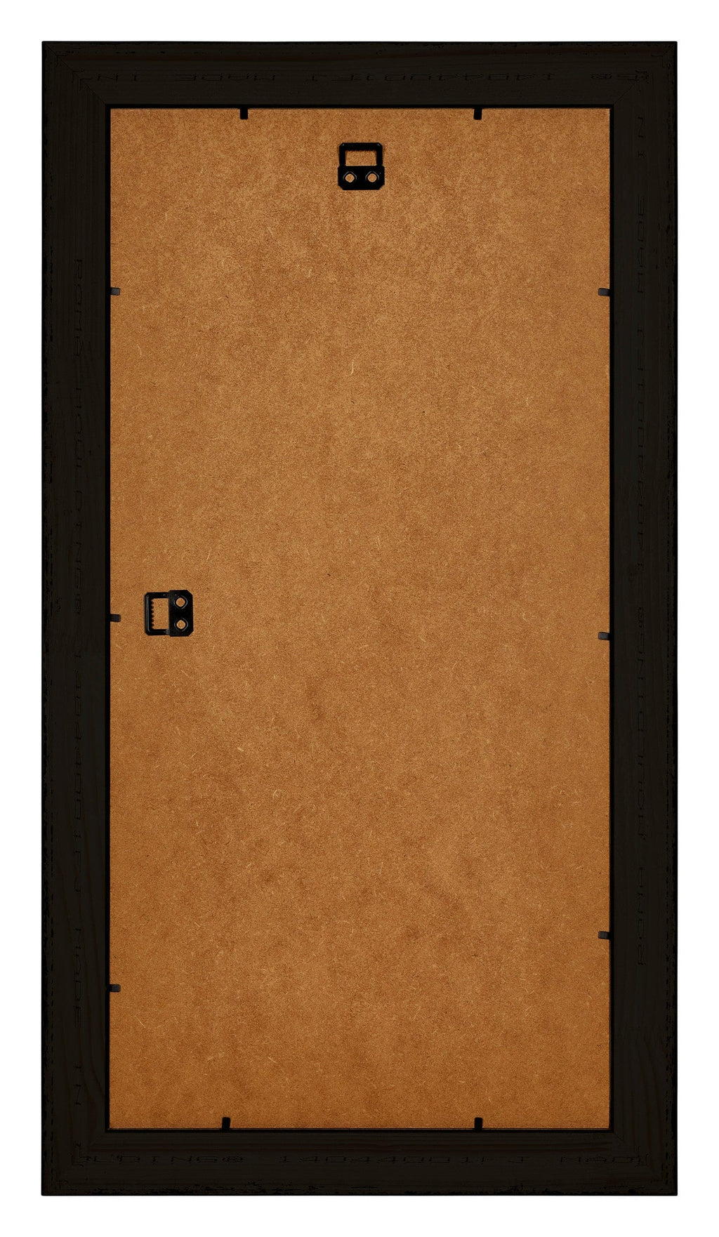 Birmingham Wooden Photo Frame 30x60cm Black Silver Gepolijst Back | Yourdecoration.com