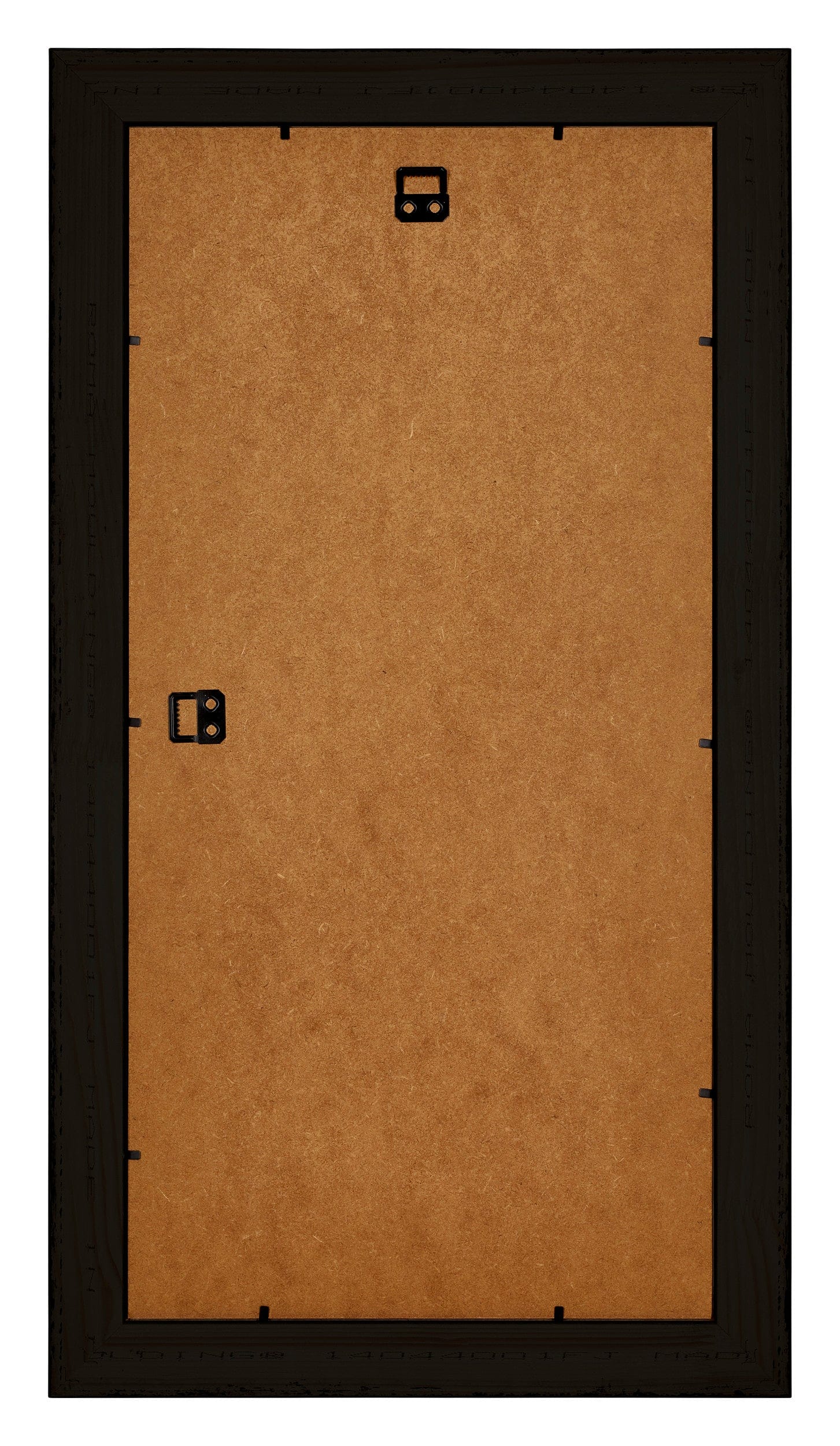 Birmingham Wooden Photo Frame 30x60cm Black Silver Gepolijst Back | Yourdecoration.com
