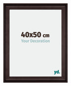 Birmingham Wooden Photo Frame 40x50cm Brown Front Size | Yourdecoration.com
