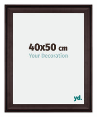 Birmingham Wooden Photo Frame 40x50cm Brown Front Size | Yourdecoration.com