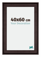 Birmingham Wooden Photo Frame 40x60cm Brown Front Size | Yourdecoration.com