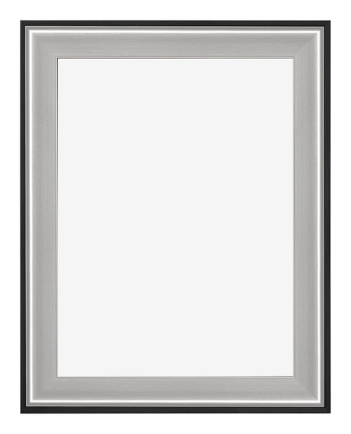 Birmingham Wooden Photo Frame 45x60cm Black Silver Gepolijst Front | Yourdecoration.com