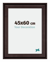 Birmingham Wooden Photo Frame 45x60cm Brown Front Size | Yourdecoration.com