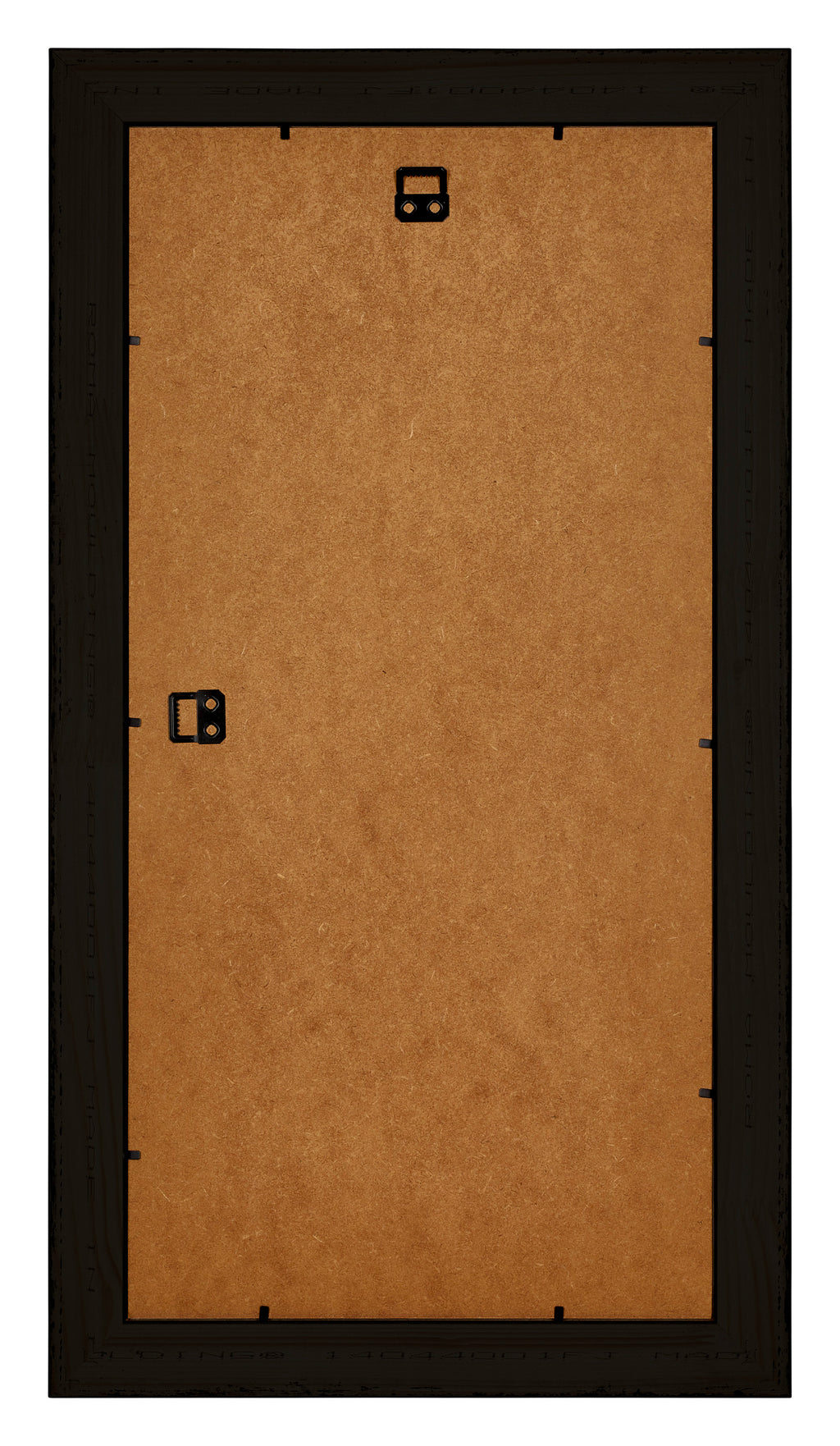 Birmingham Wooden Photo Frame 50x100cm Black Silver Polished Back | Yourdecoration.com