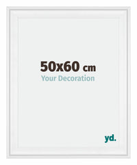 Birmingham Wooden Photo Frame 50x60cm White Front Size | Yourdecoration.com