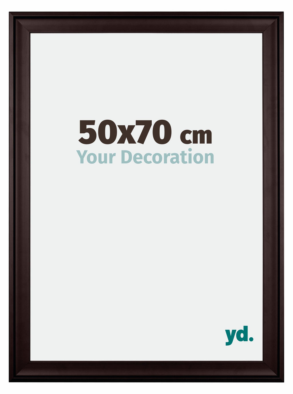 Birmingham Wooden Photo Frame 50x70cm Brown Front Size | Yourdecoration.com