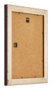 Birmingham Wooden Photo Frame 60x80cm Brown Back Oblique | Yourdecoration.com