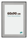 Birmingham Wooden Photo Frame 60x90cm Black Silver gepolijst Size | Yourdecoration.com