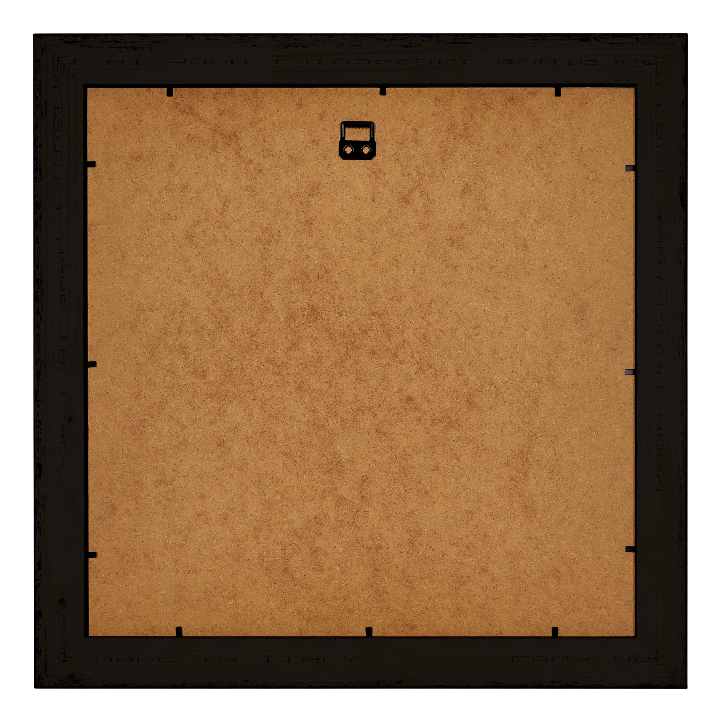 Birmingham Wooden Photo Frame 70x70cm Black Silver Gepolijst Back | Yourdecoration.com
