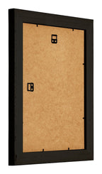 Birmingham Wooden Photo Frame 75x98cm Black Silver Polished Back Oblique | Yourdecoration.com