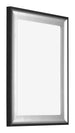Birmingham Wooden Photo Frame 75x98cm Black Silver Polished Front Oblique | Yourdecoration.com