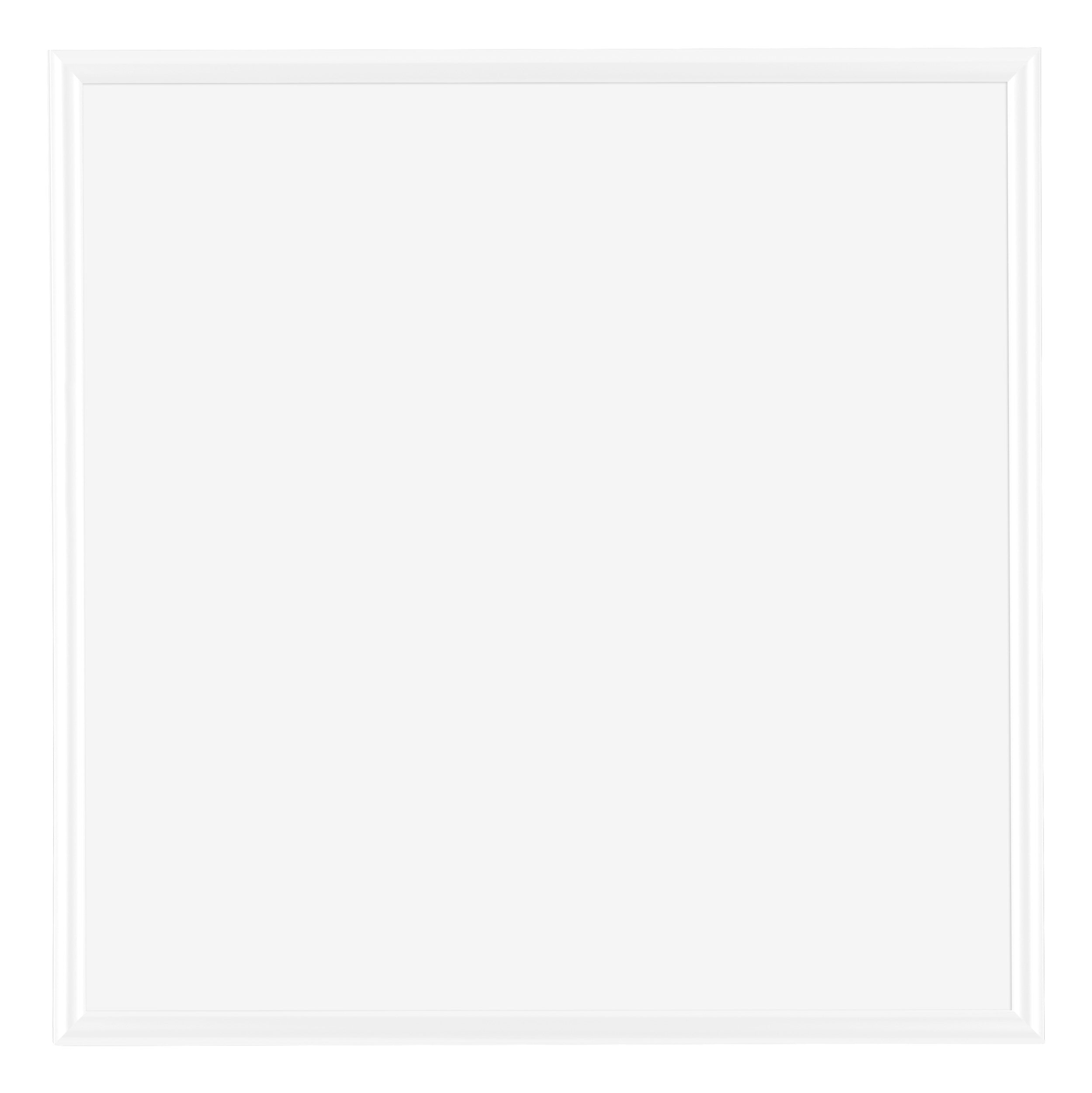 Bordeaux Plastic Photo Frame 20x20cm White High Gloss Front | Yourdecoration.com