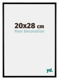 Bordeaux Plastic Photo Frame 20x28cm Black Matt Front Size | Yourdecoration.com