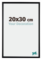 Bordeaux Plastic Photo Frame 20x30cm Black Matt Front Size | Yourdecoration.com