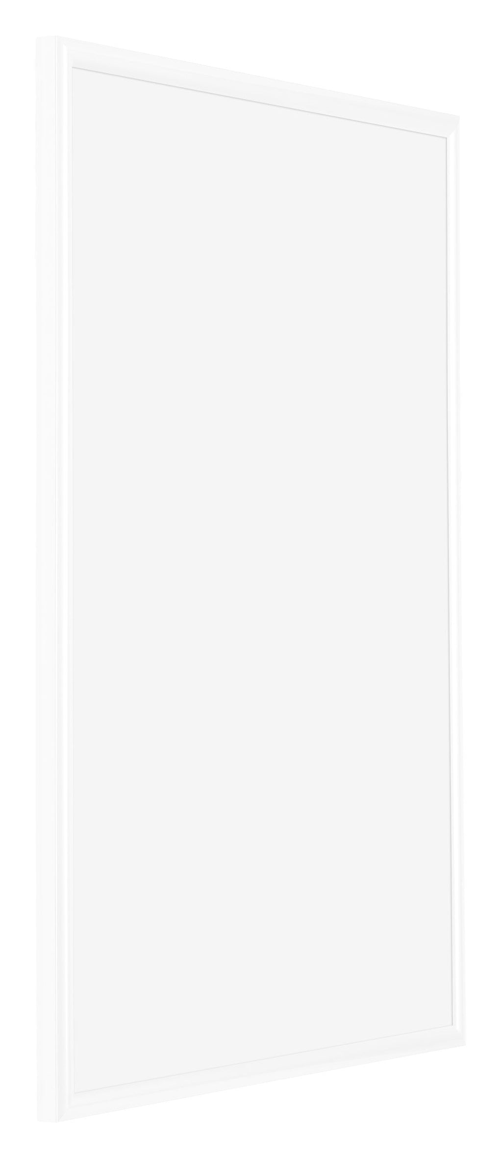 Bordeaux Plastic Photo Frame 20x30cm White High Gloss Front Oblique | Yourdecoration.com
