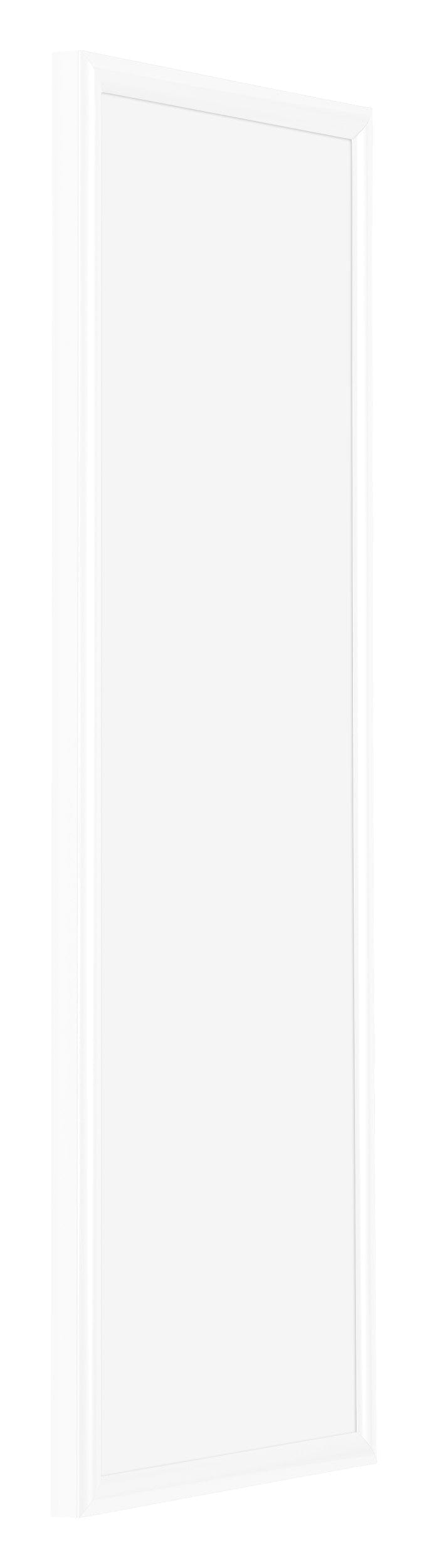 Bordeaux Plastic Photo Frame 20x60cm White High Gloss Front Oblique | Yourdecoration.com