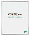 Bordeaux Plastic Photo Frame 25x30cm Silver Front Size | Yourdecoration.com