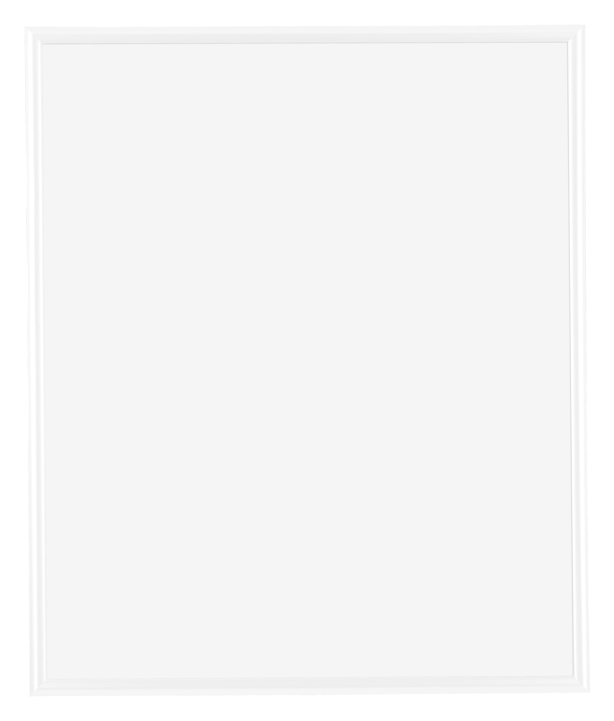 Bordeaux Plastic Photo Frame 25x30cm White High Gloss Front | Yourdecoration.com