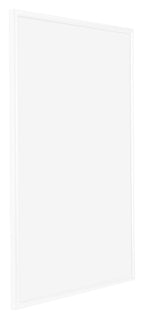 Bordeaux Plastic Photo Frame 25x35cm White High Gloss Front Oblique | Yourdecoration.com