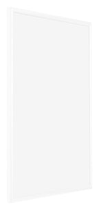 Bordeaux Plastic Photo Frame 30x40cm White High Gloss Front Oblique | Yourdecoration.com