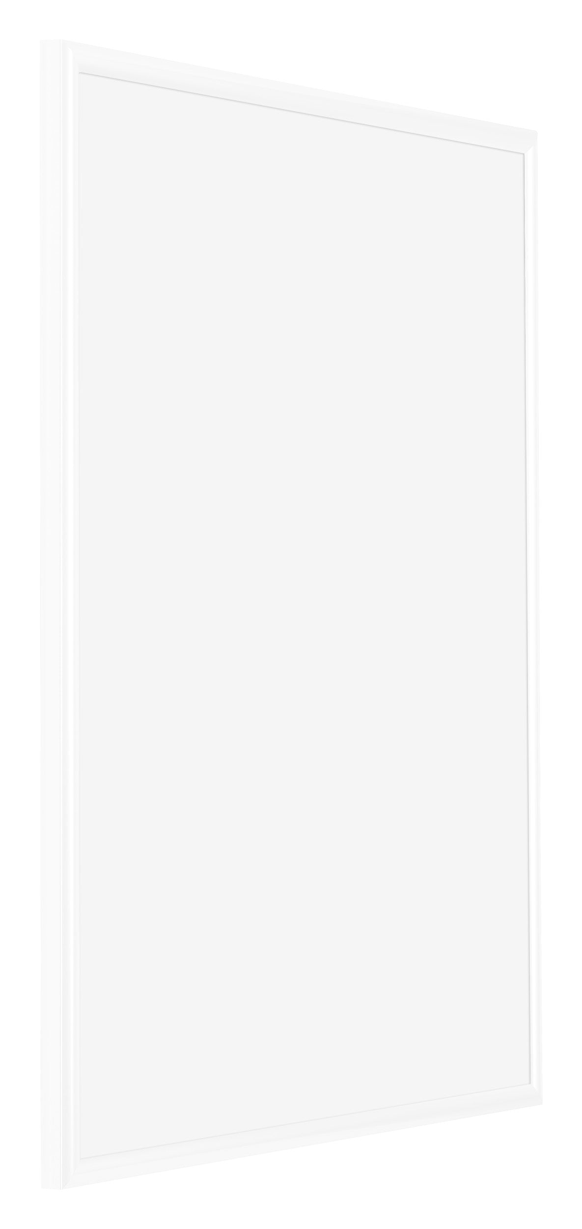 Bordeaux Plastic Photo Frame 30x40cm White High Gloss Front Oblique | Yourdecoration.com
