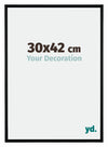 Bordeaux Plastic Photo Frame 30x42cm Black Matt Front Size | Yourdecoration.com