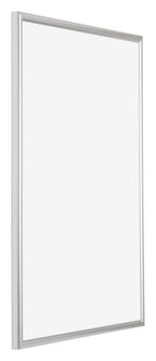 Bordeaux Plastic Photo Frame 30x45cm Silver Front Oblique | Yourdecoration.com