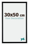 Bordeaux Plastic Photo Frame 30x50cm Black Matt Front Size | Yourdecoration.com