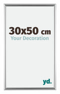 Bordeaux Plastic Photo Frame 30x50cm Silver Front Size | Yourdecoration.com