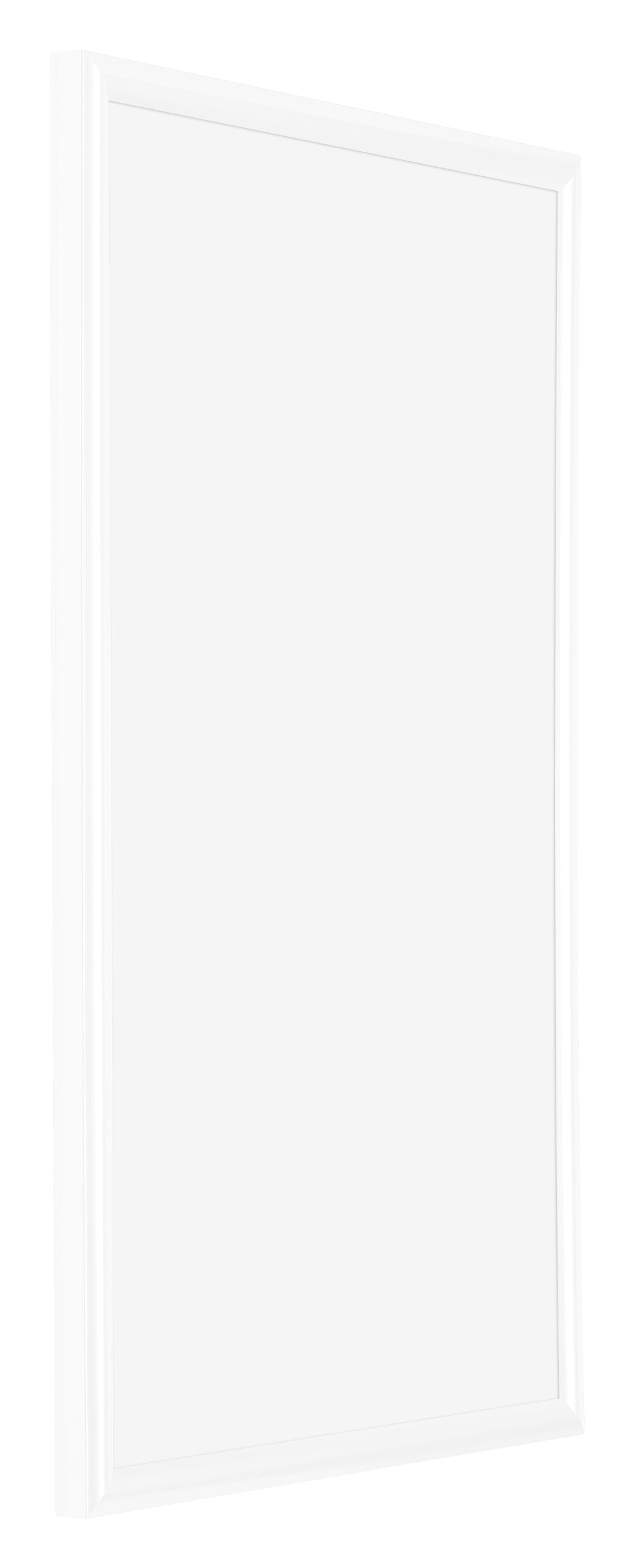 Bordeaux Plastic Photo Frame 30x50cm White High Gloss Front Oblique | Yourdecoration.com